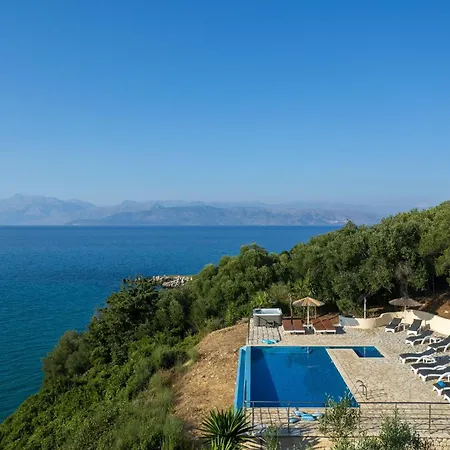 Seasun - Seafront With Infinity Pool & Panoramic Coastal Views By Posarelli Agios Spyridon (Corfu)